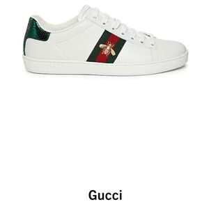 Gucci White Leather Sneakers Women’s